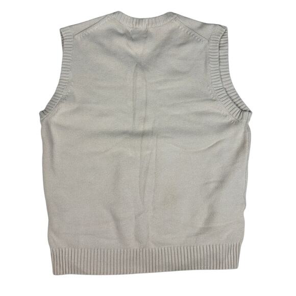 Adidas Vintage Light Beige Sweater Vest size M - Picture 3 of 3